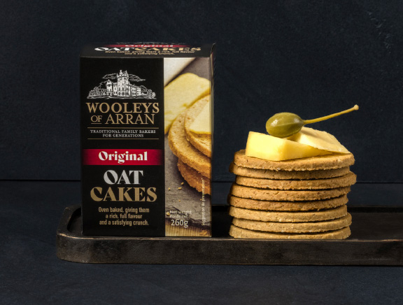 <p>Wooleys of Arran<br>Original Oatcakes (260g)</p>